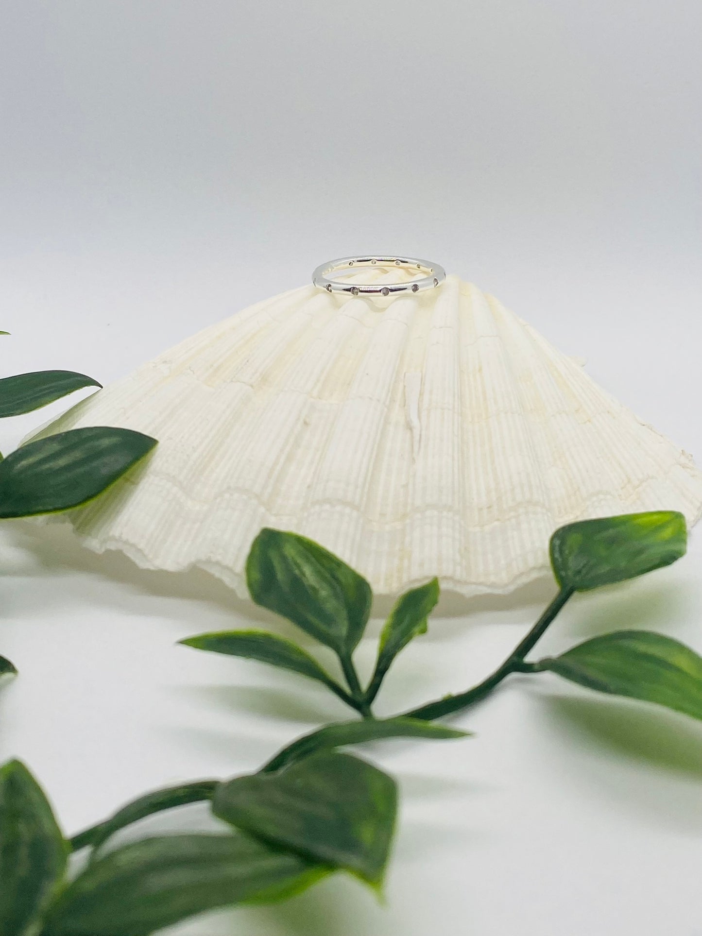925 Silver Clear Stone Band