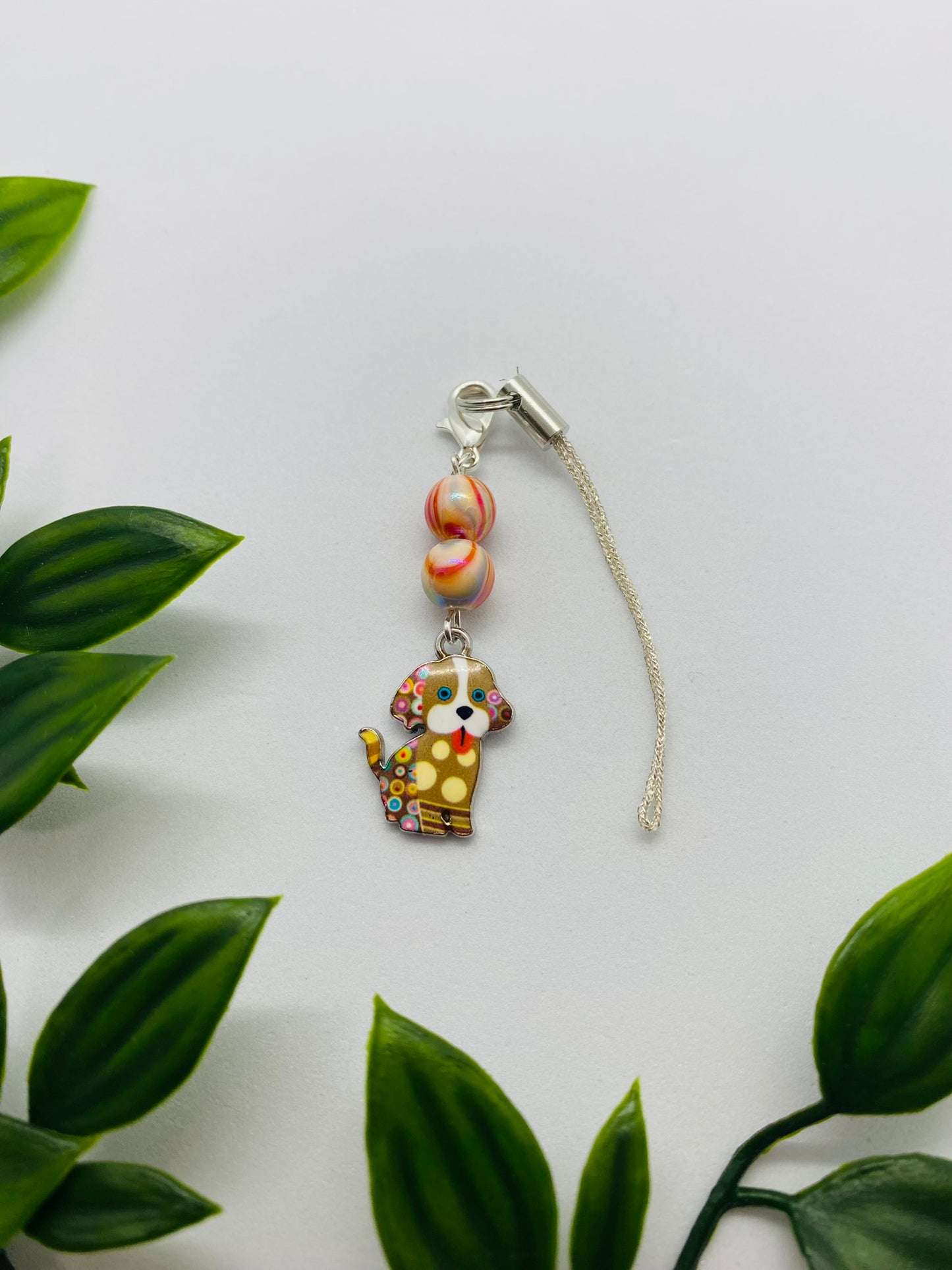 Brown Puppy Dog Charm