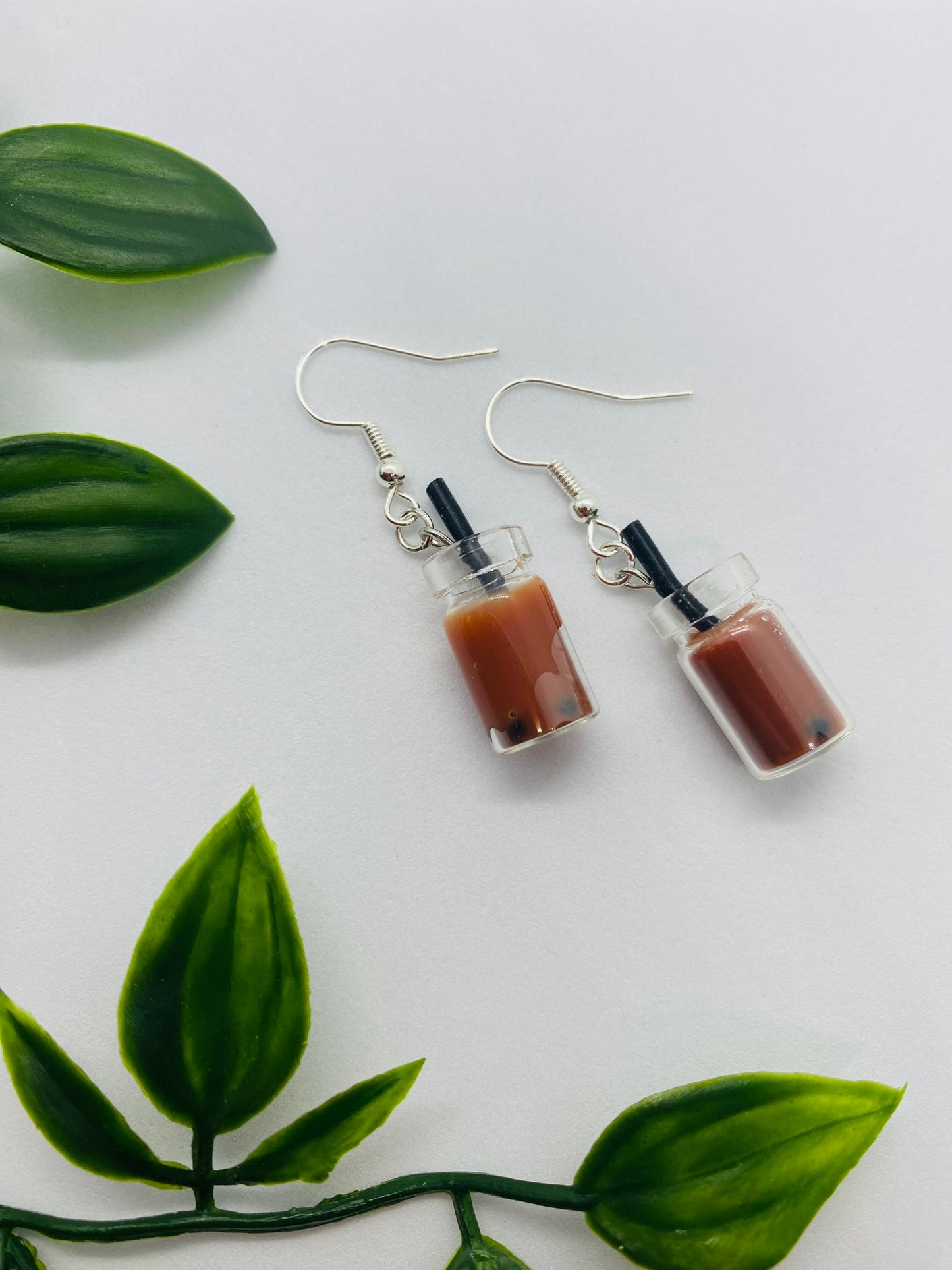 Chocolate Drink Earrings