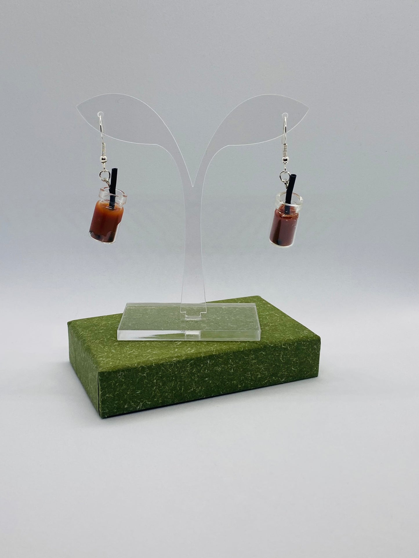 Chocolate Drink Earrings