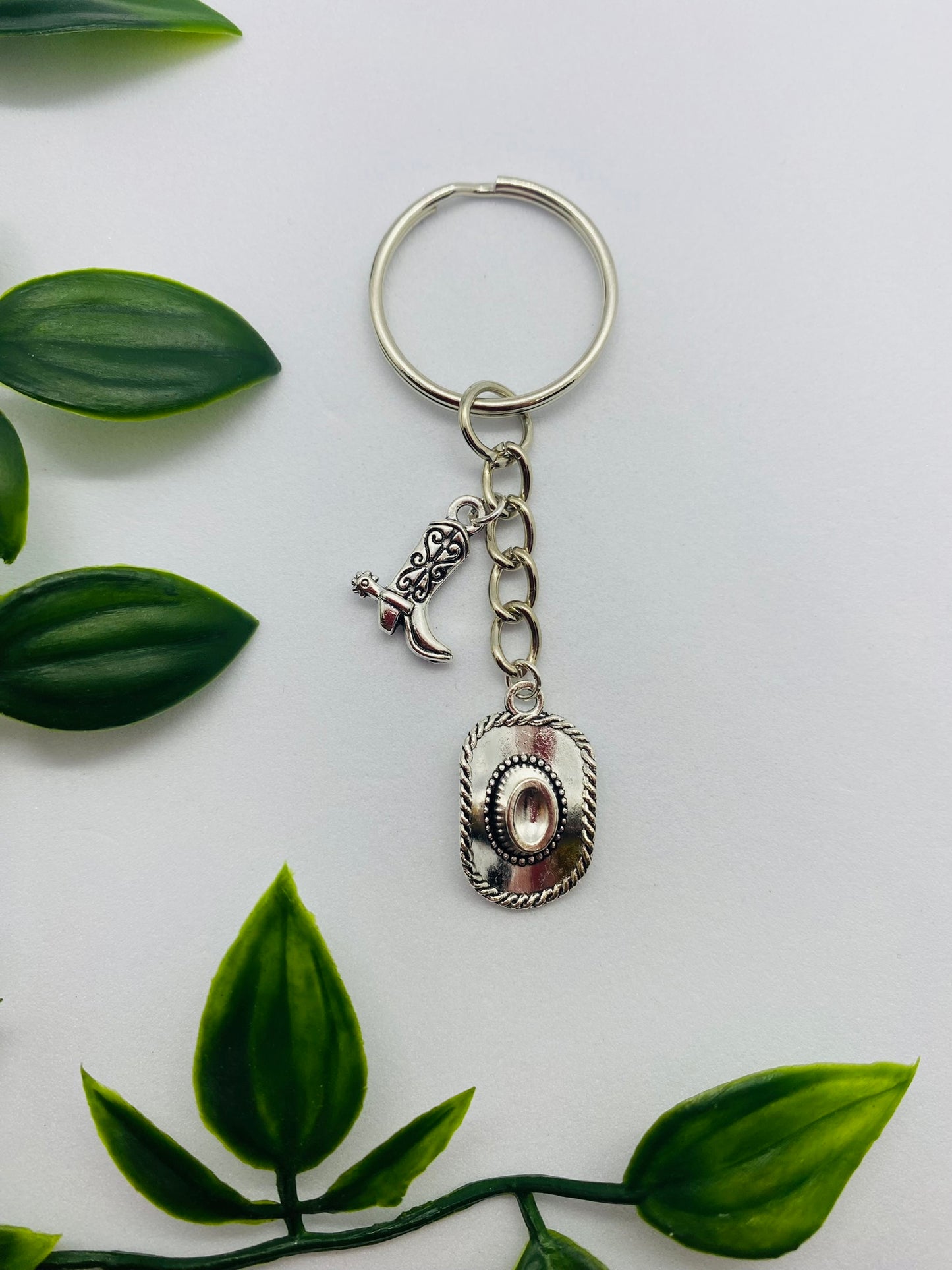Cowboy Hat & Boot Keyring