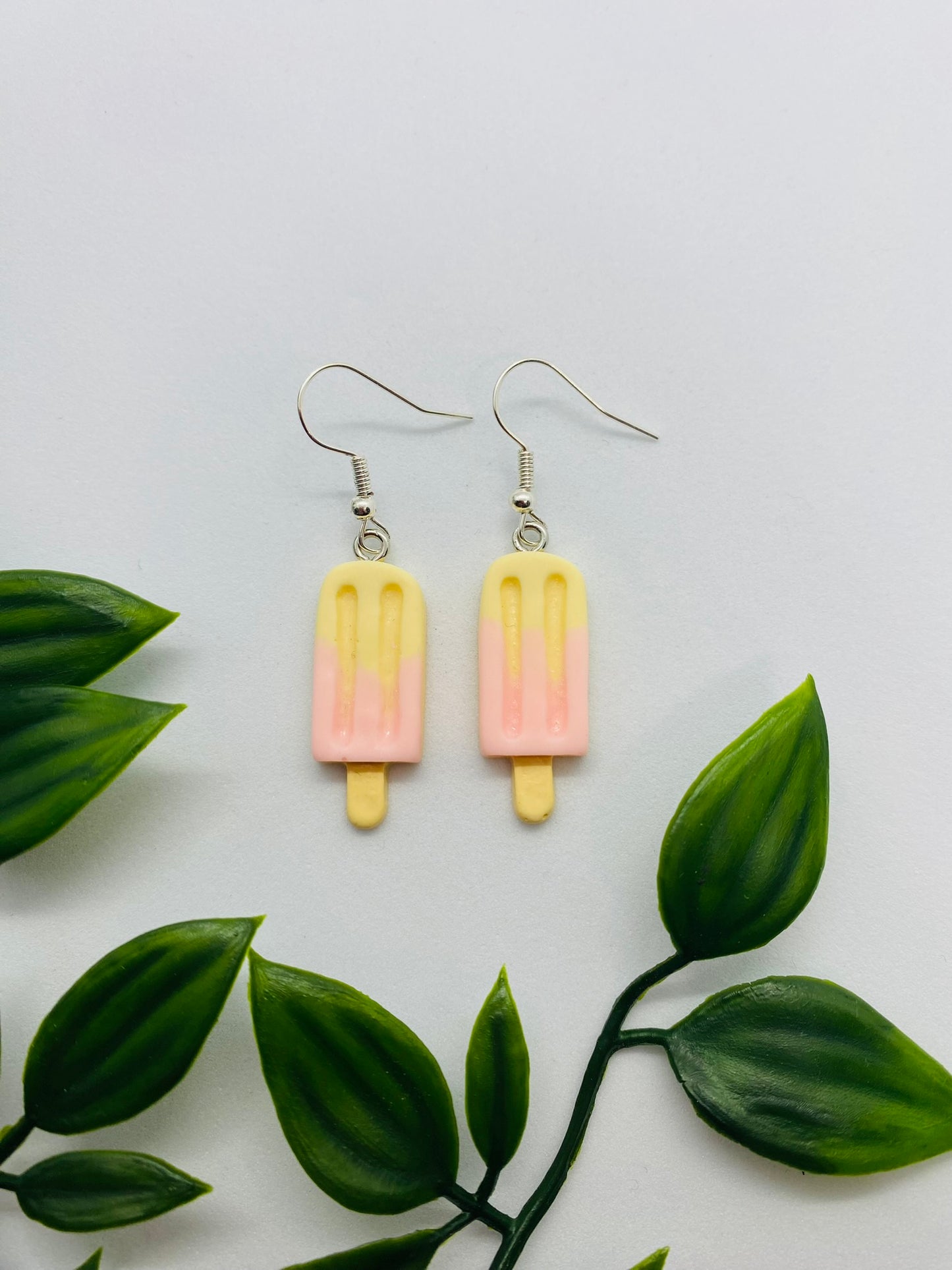 Cream Ice Lolly Earrings