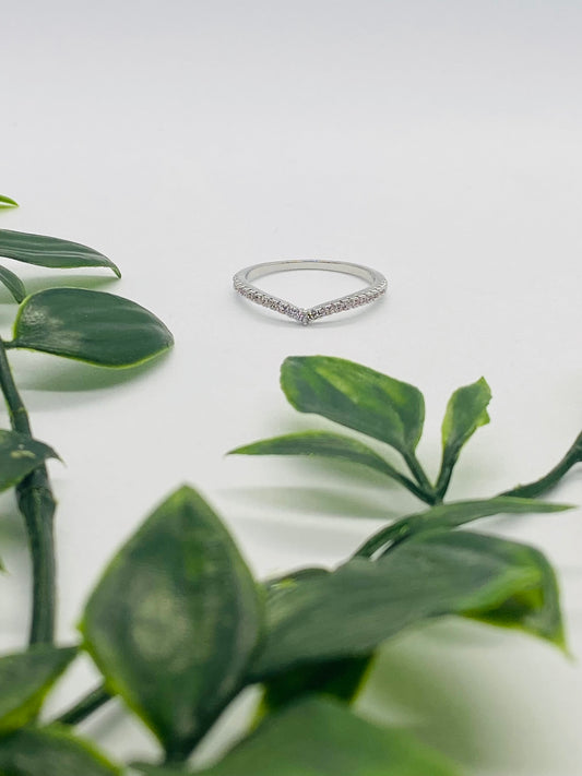 925 Silver Petite Wishbone Ring