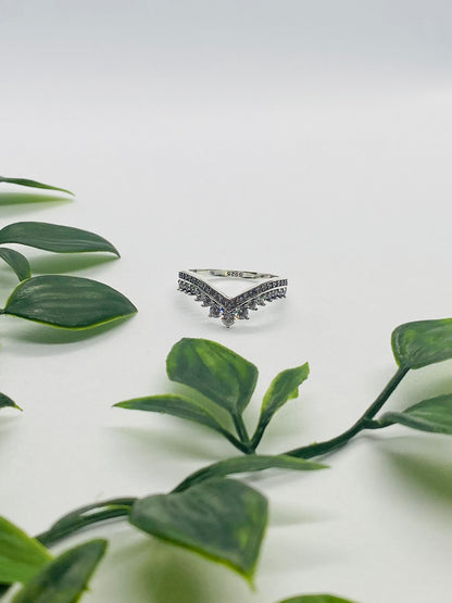 925 Silver Wishbone Ring