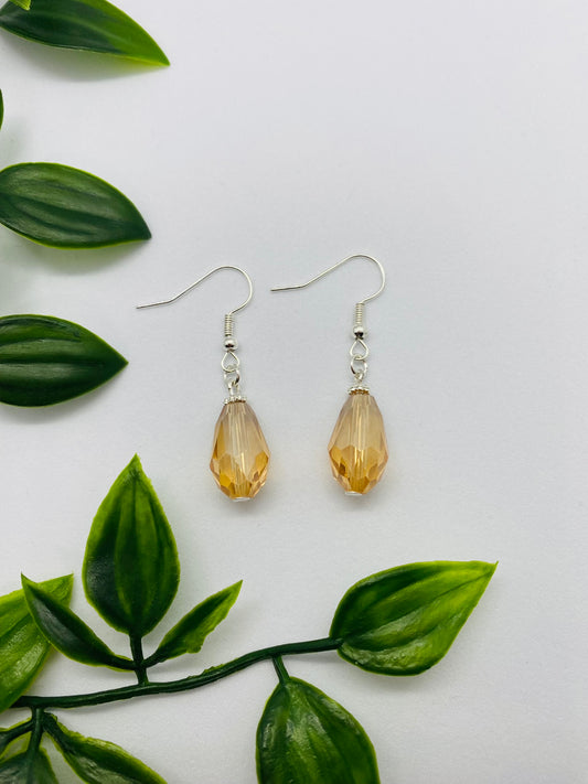 Amber Drop Earrings