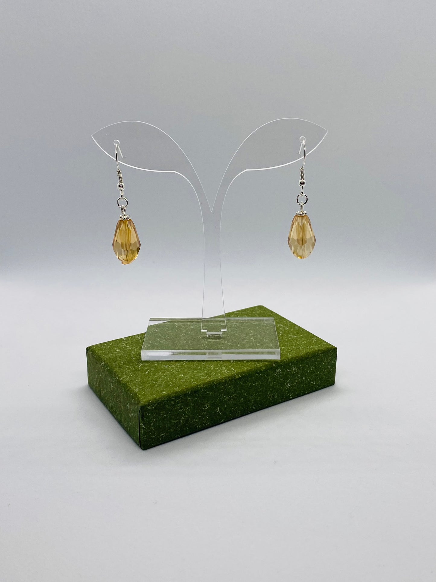 Amber Drop Earrings