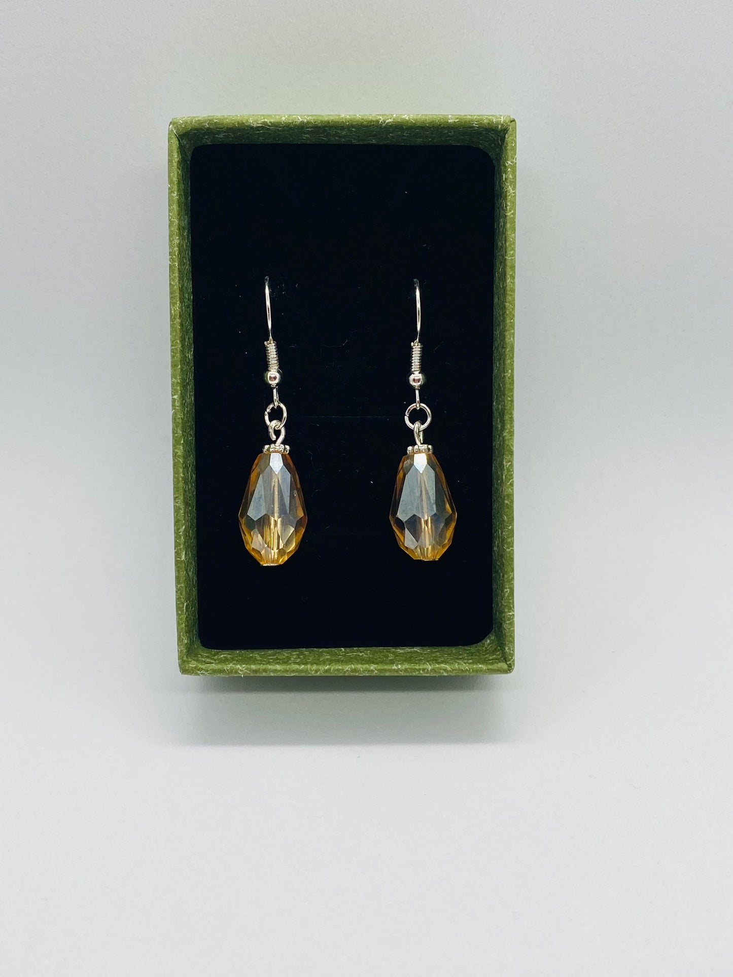 Amber Drop Earrings