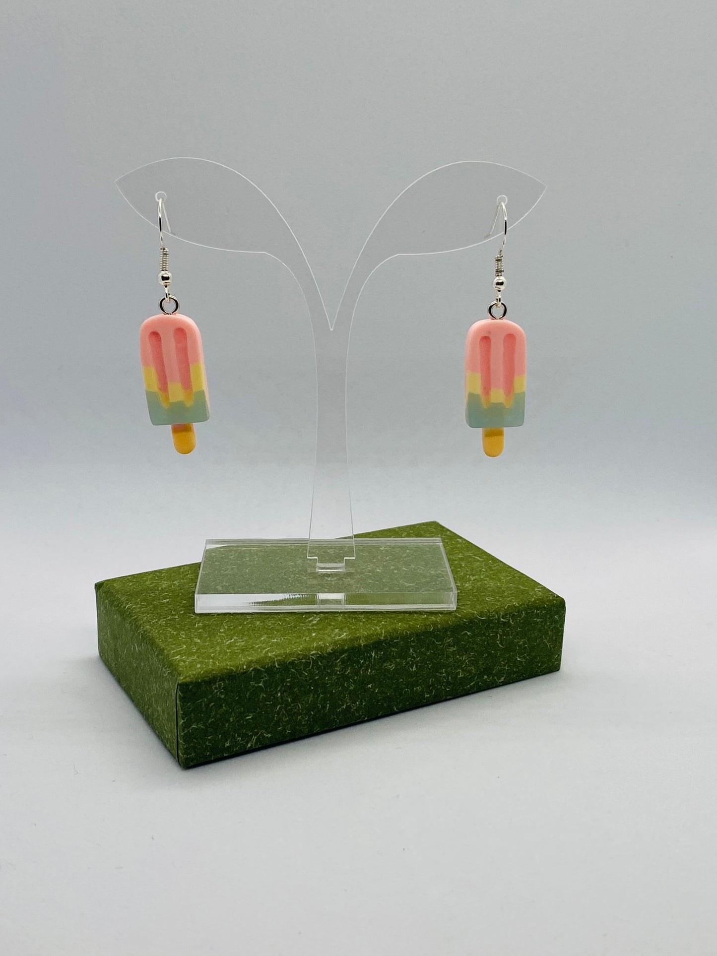 Baby Pink Ice Lolly Earrings