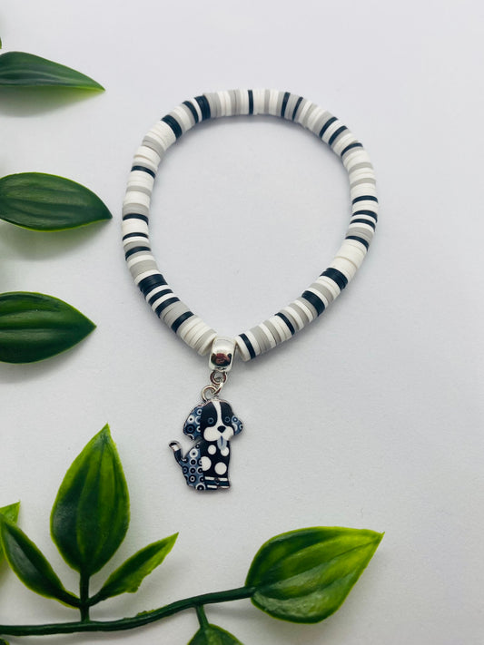Black & White Dog Bracelet