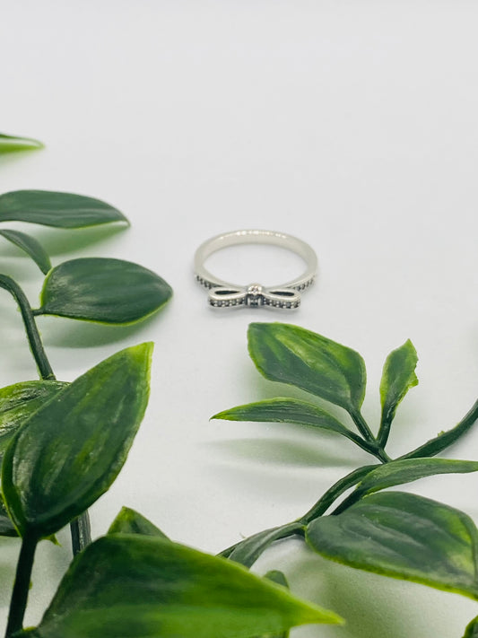 925 Silver Bow Ring