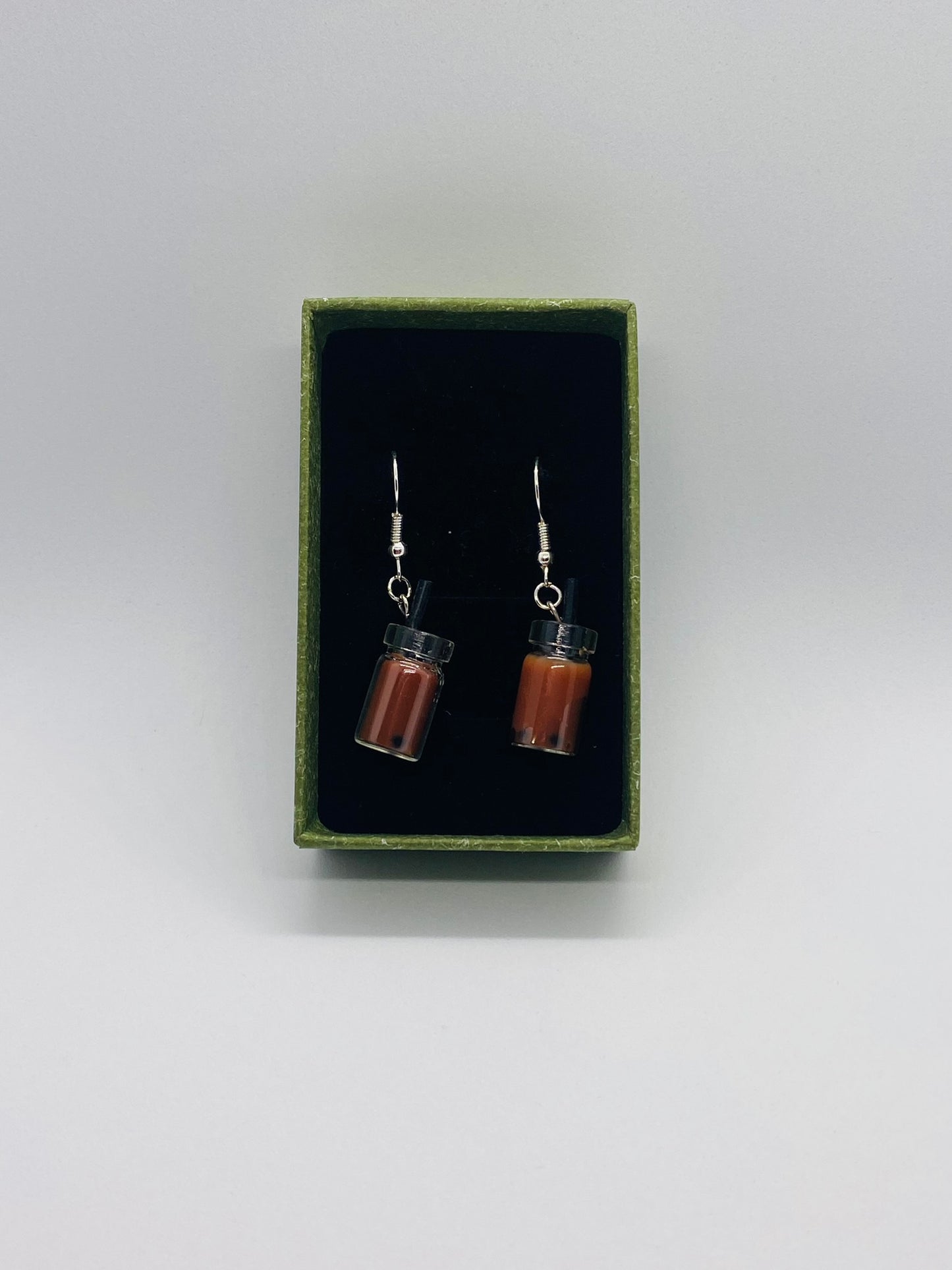 Chocolate Drink Earrings