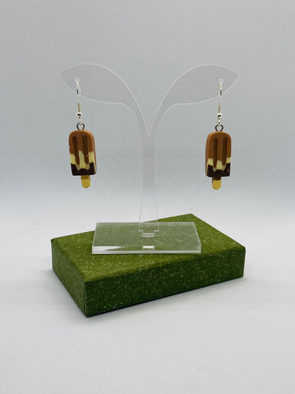 Chocolate Ice Lolly Earrings