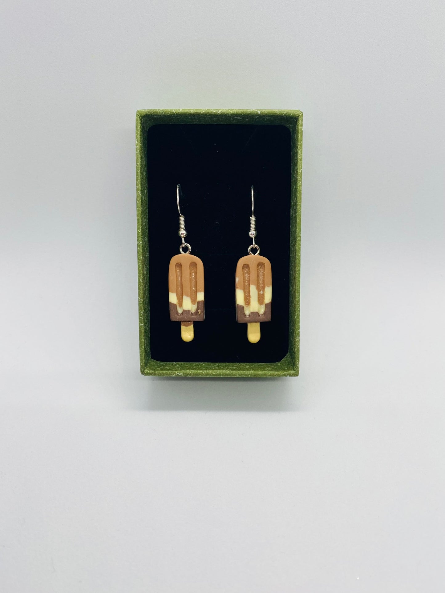 Chocolate Ice Lolly Earrings