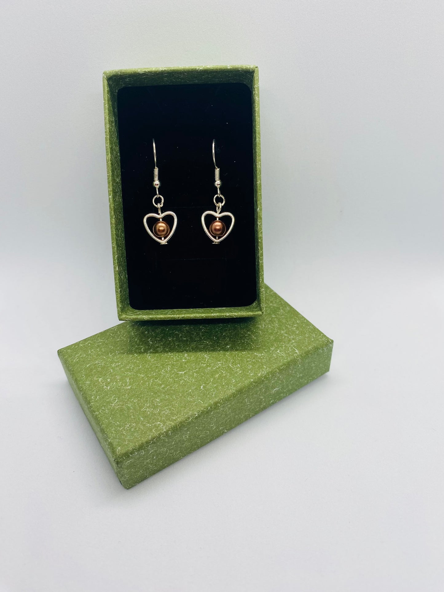 Single Heart Earrings