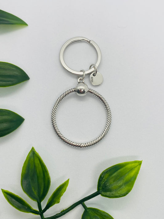 925 Silver Charm Keyring