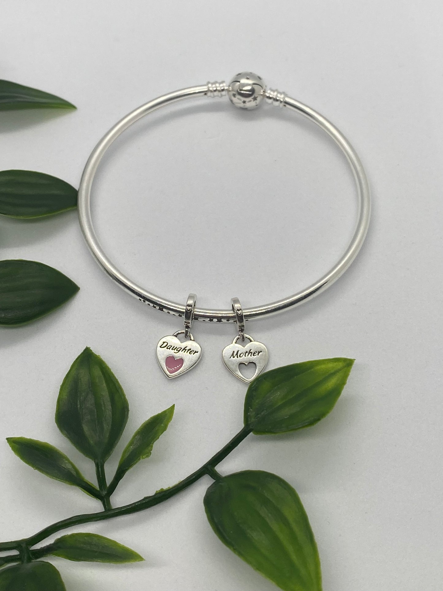 925 Silver Mother Daughter Duo Charms