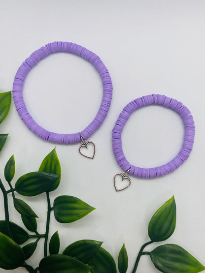 Mummy & Me Purple Bracelets